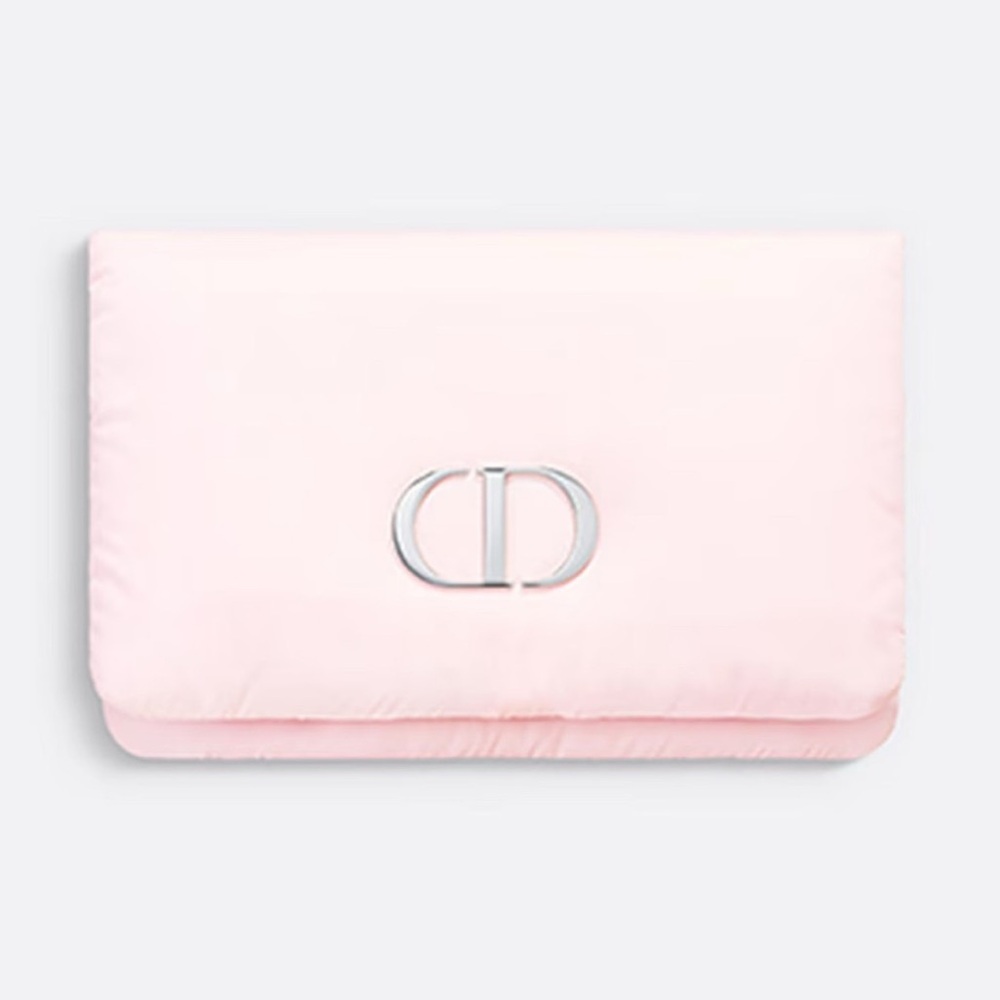 NIB New Dior Pink Puffer Clutch Trousseau Pouch